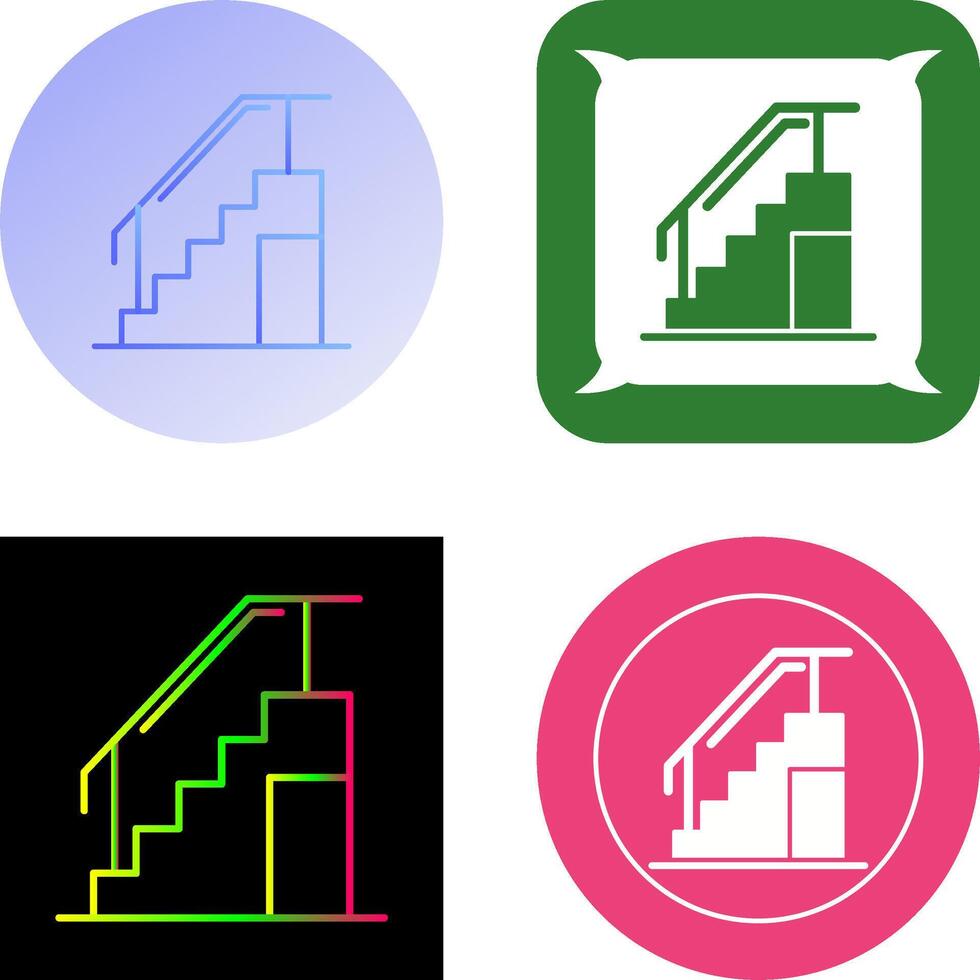 Stairs Icon Design vector