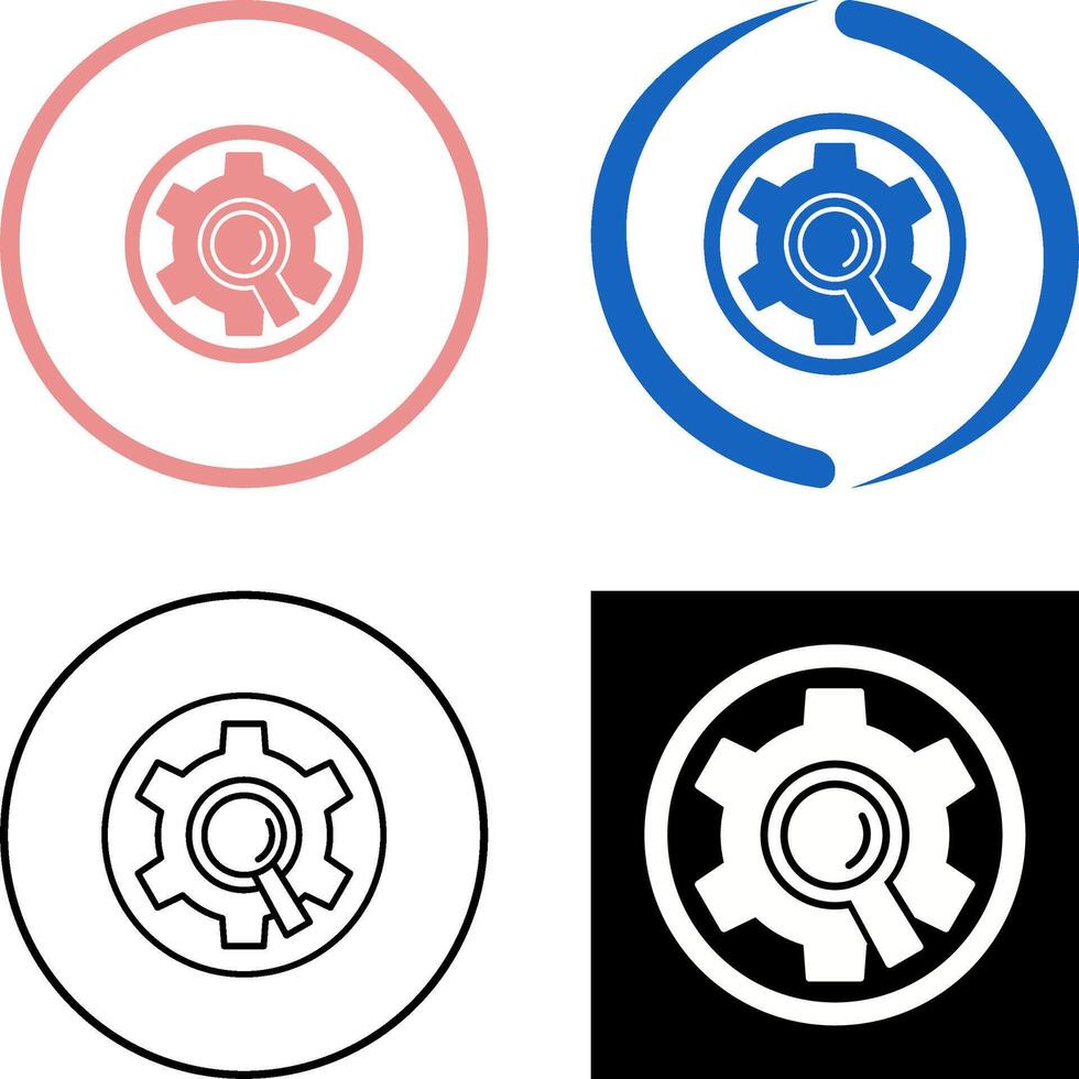 Research Icon Design vector