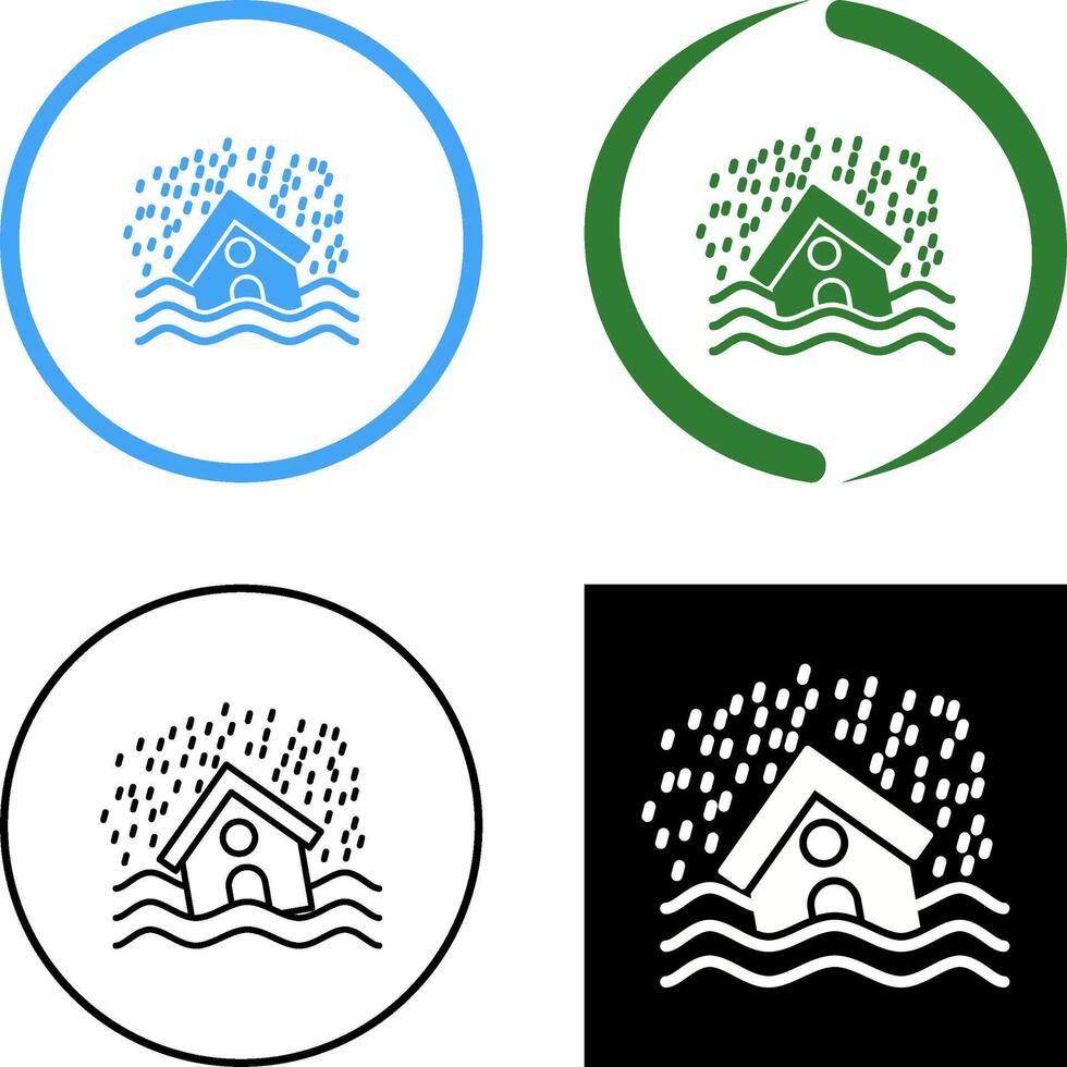 Disaster Icon Design vector
