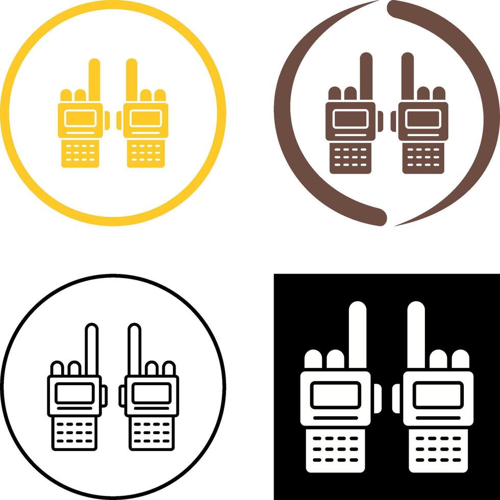 walkie película sonora icono diseño vector