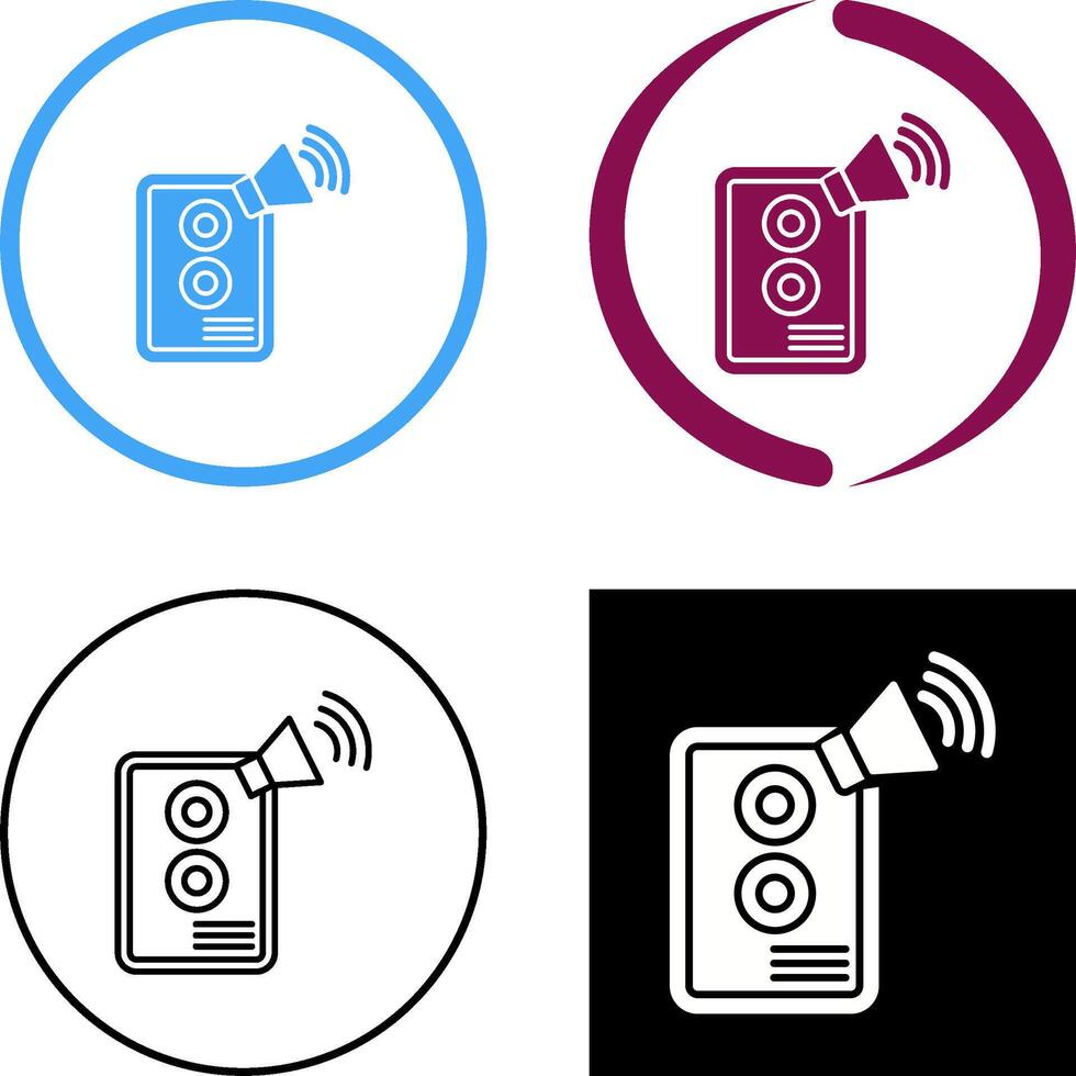 Speaker Icon Design vector