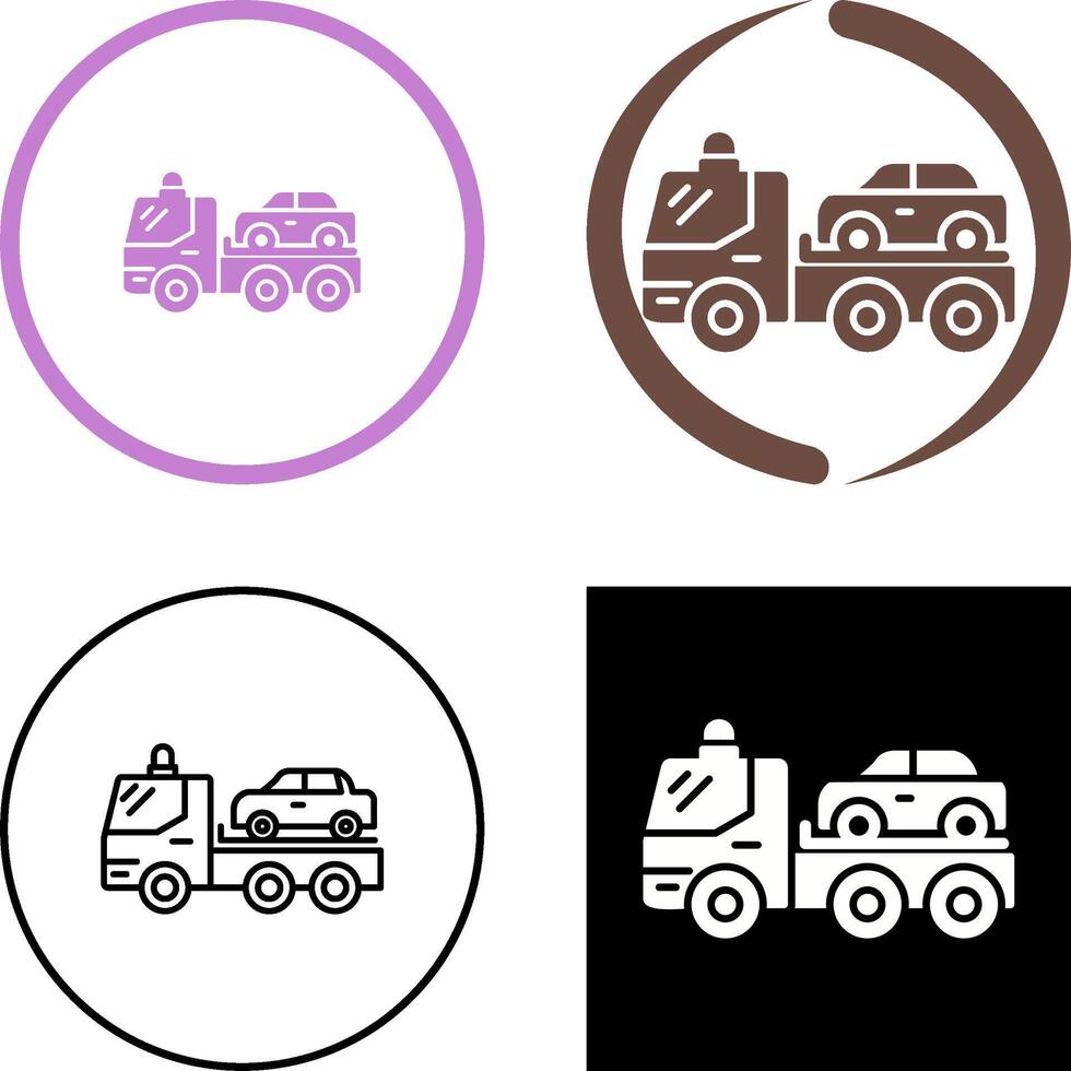 Tow Truck Icon Design vector