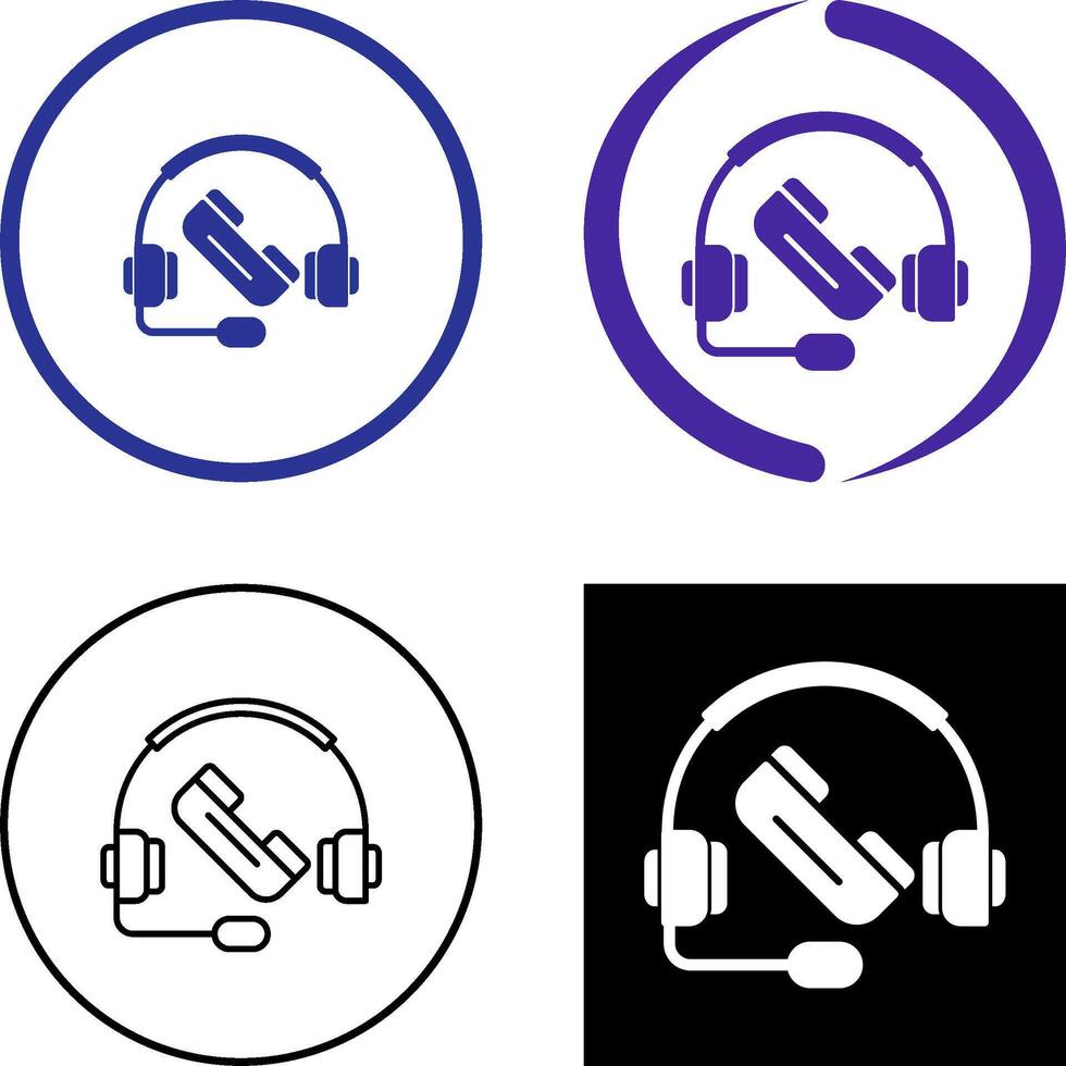 Support Icon Design vector