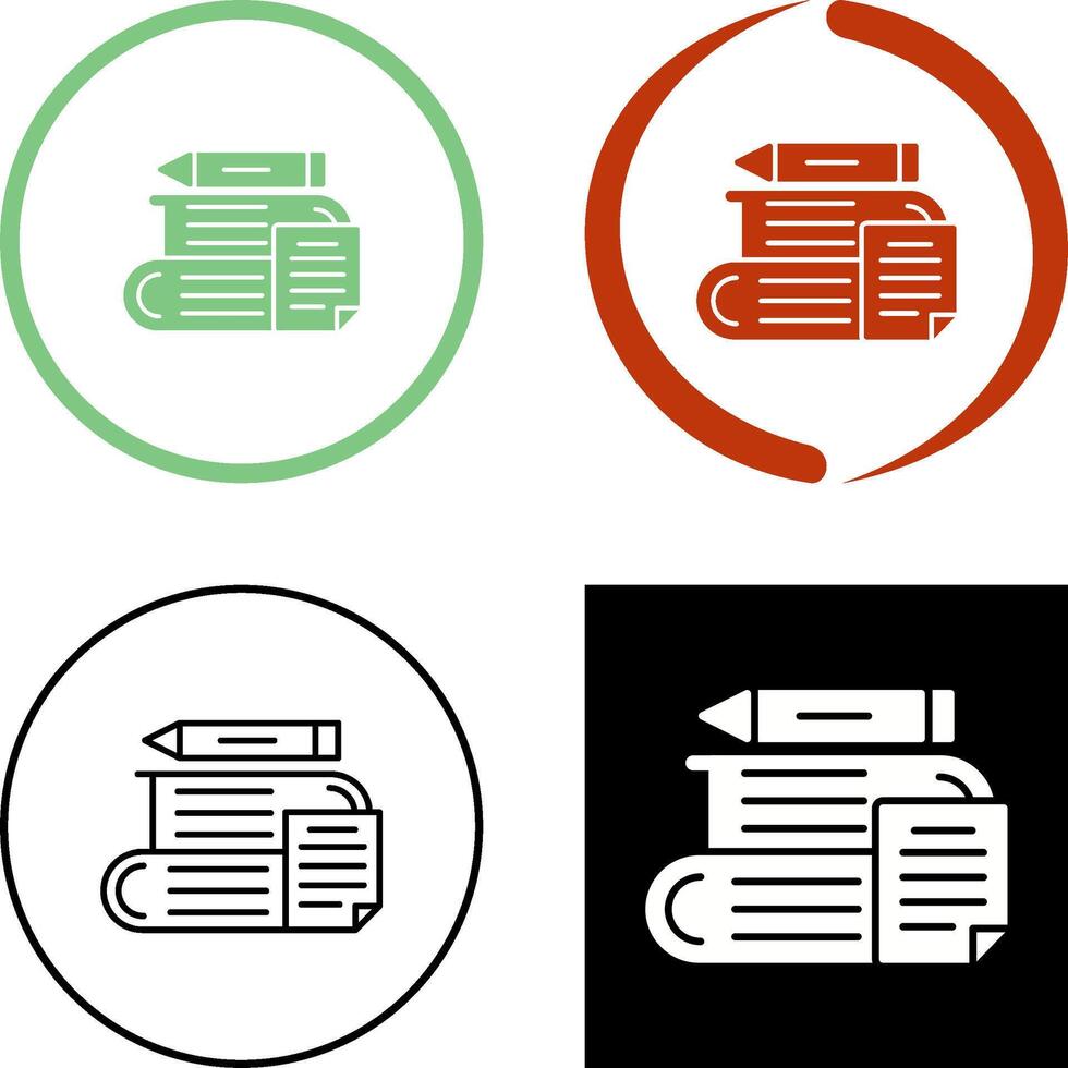 Study Icon Design vector