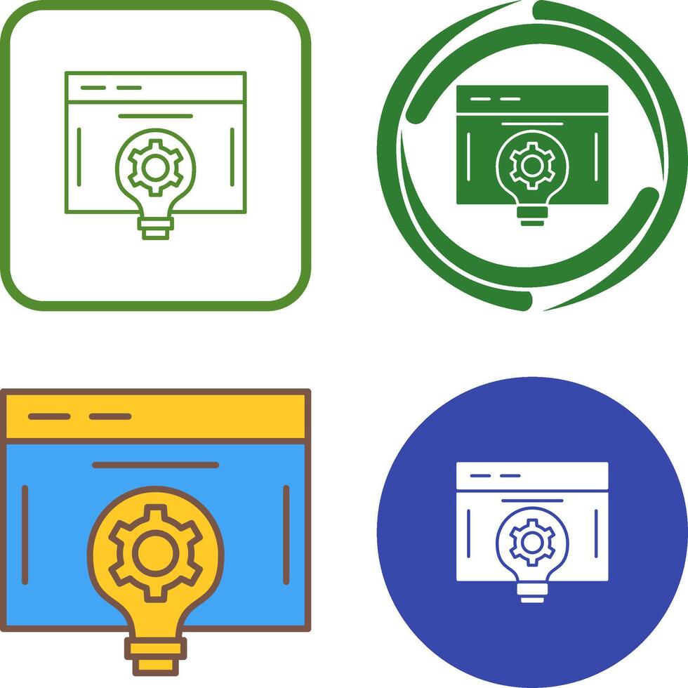 Inovation Icon Design vector