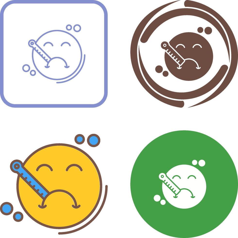 Sick Icon Design vector