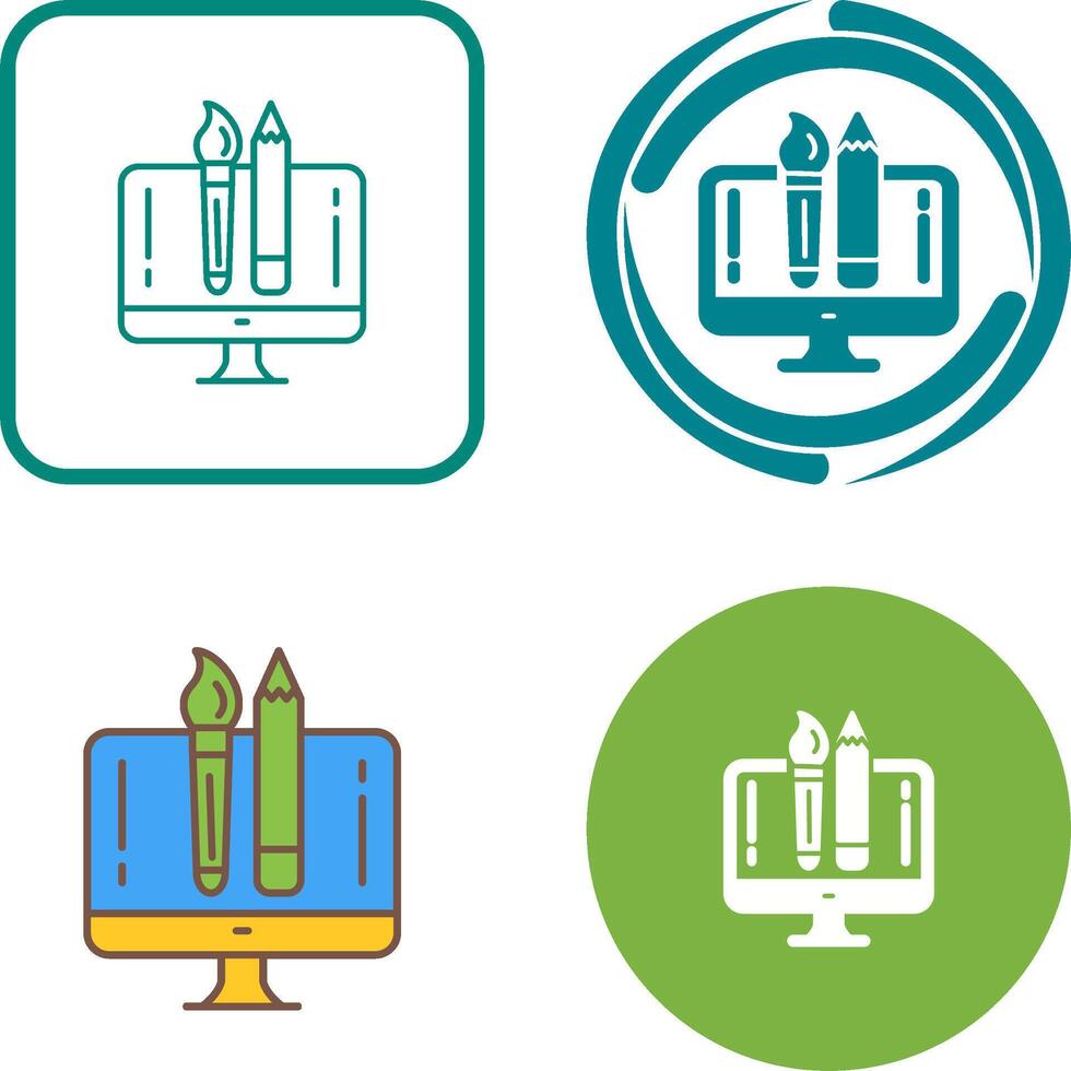 Creatie Design Icon Design vector