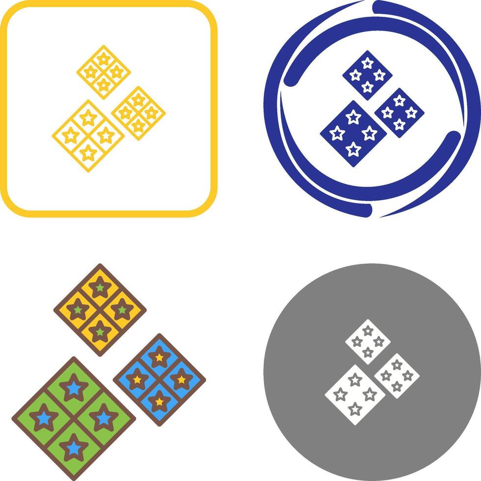 Tiles Icon Design vector