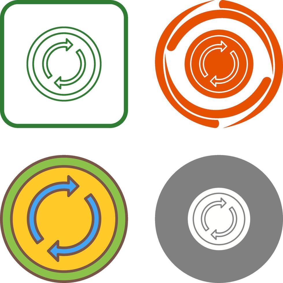 Loop Icon Design vector