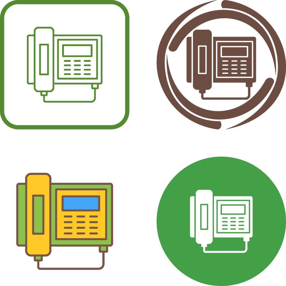Telephone Icon Design vector