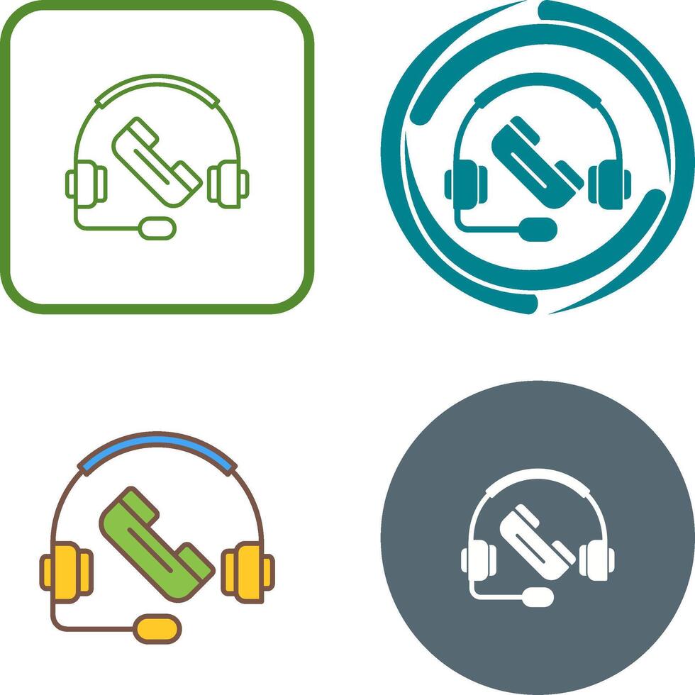 Support Icon Design vector
