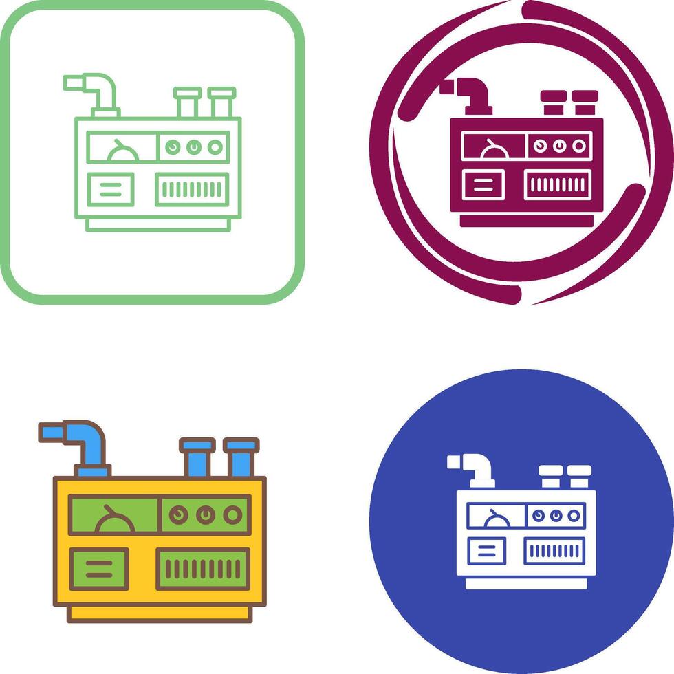 Generator Icon Design vector