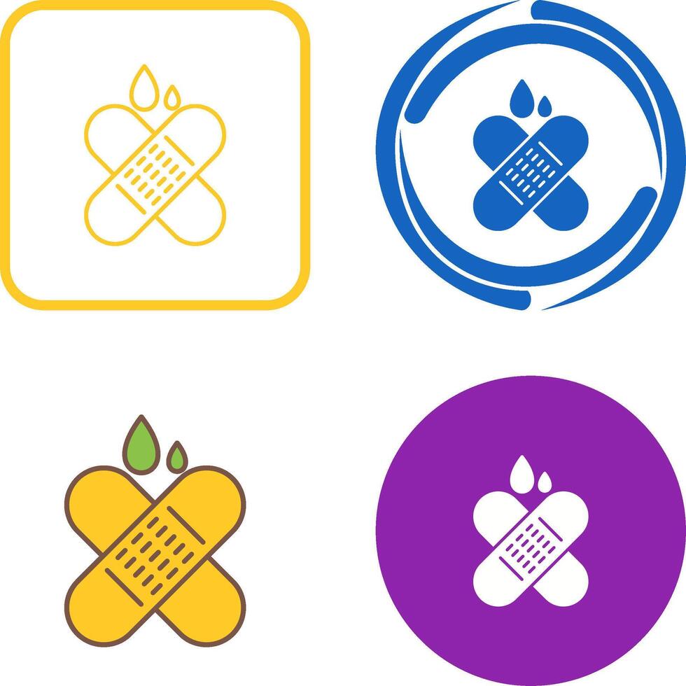 Band Aid Icon Design vector