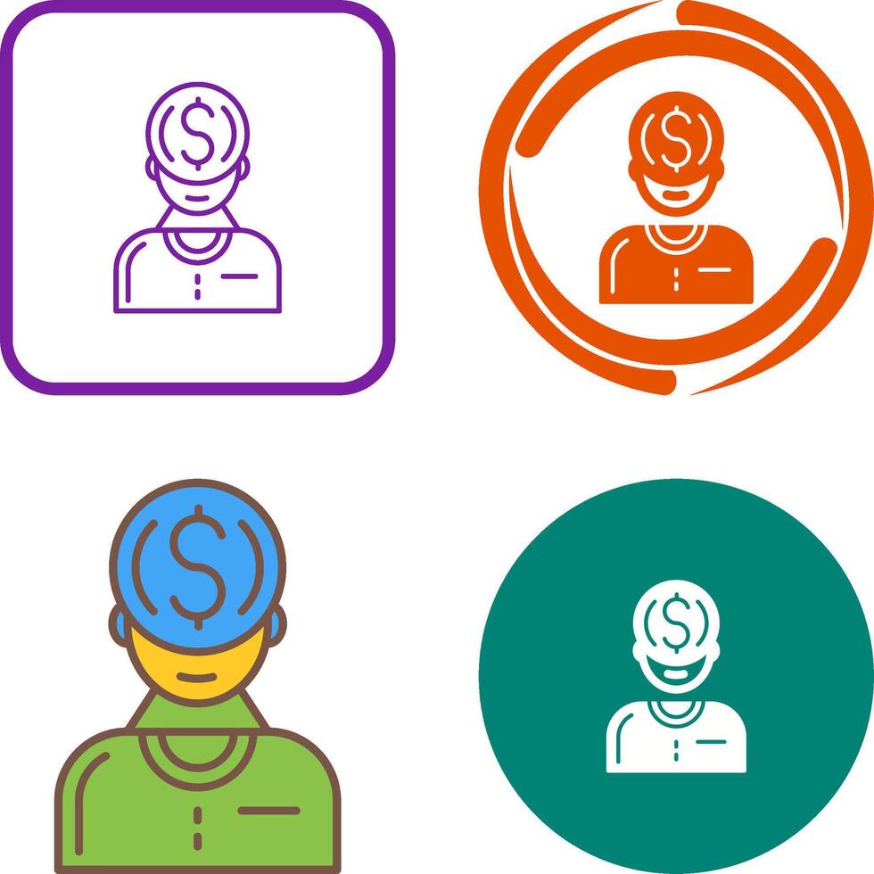 Founder Icon Design vector