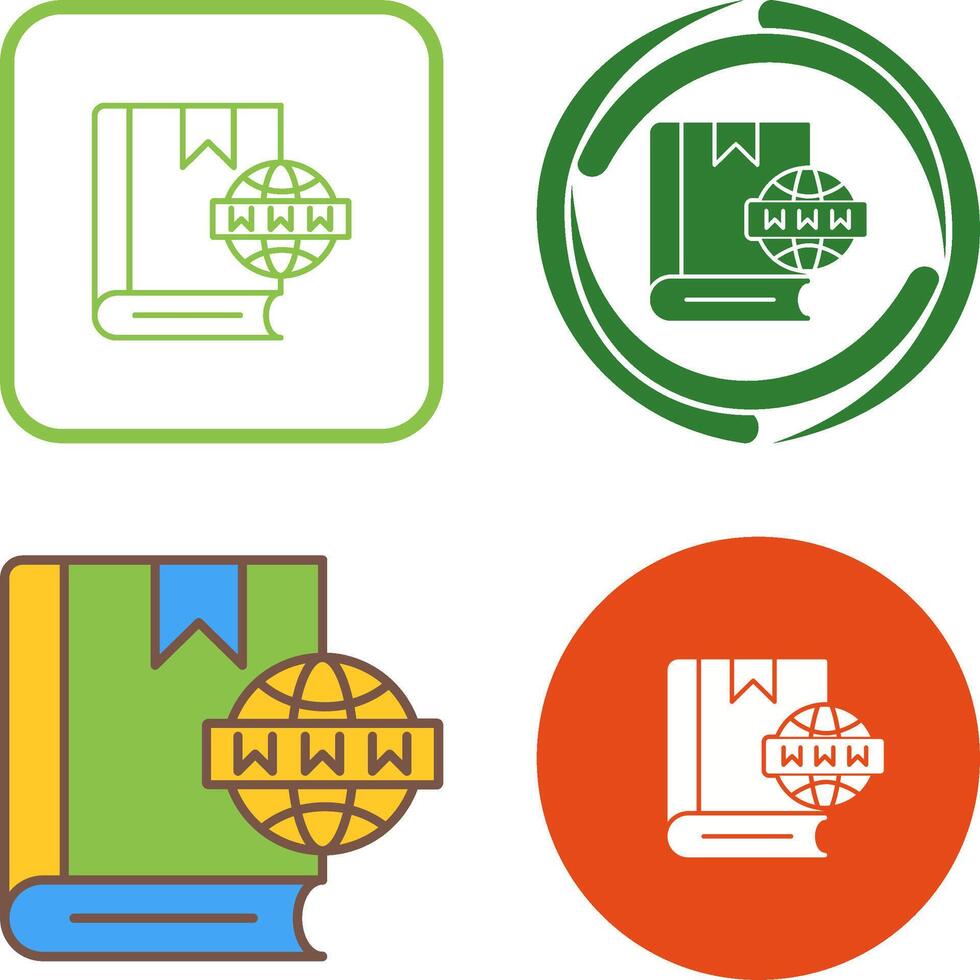 Website Icon Design vector