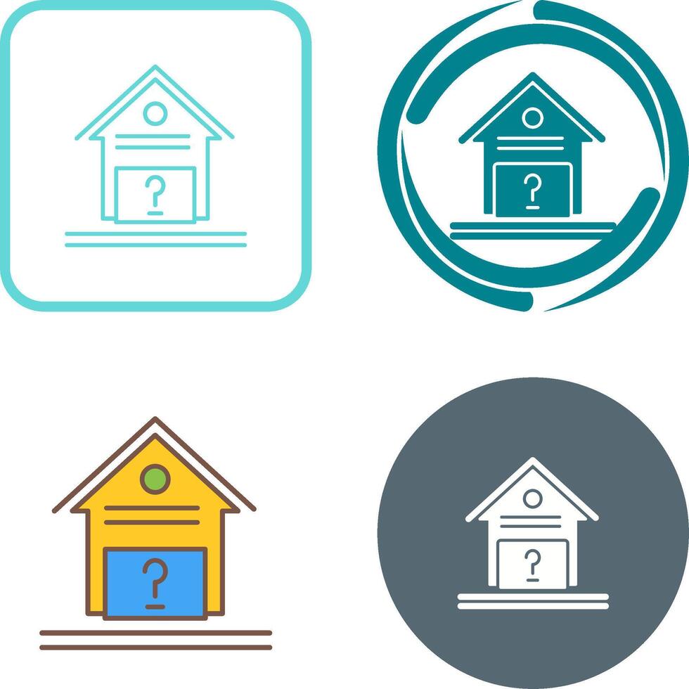 Unknown Icon Design vector