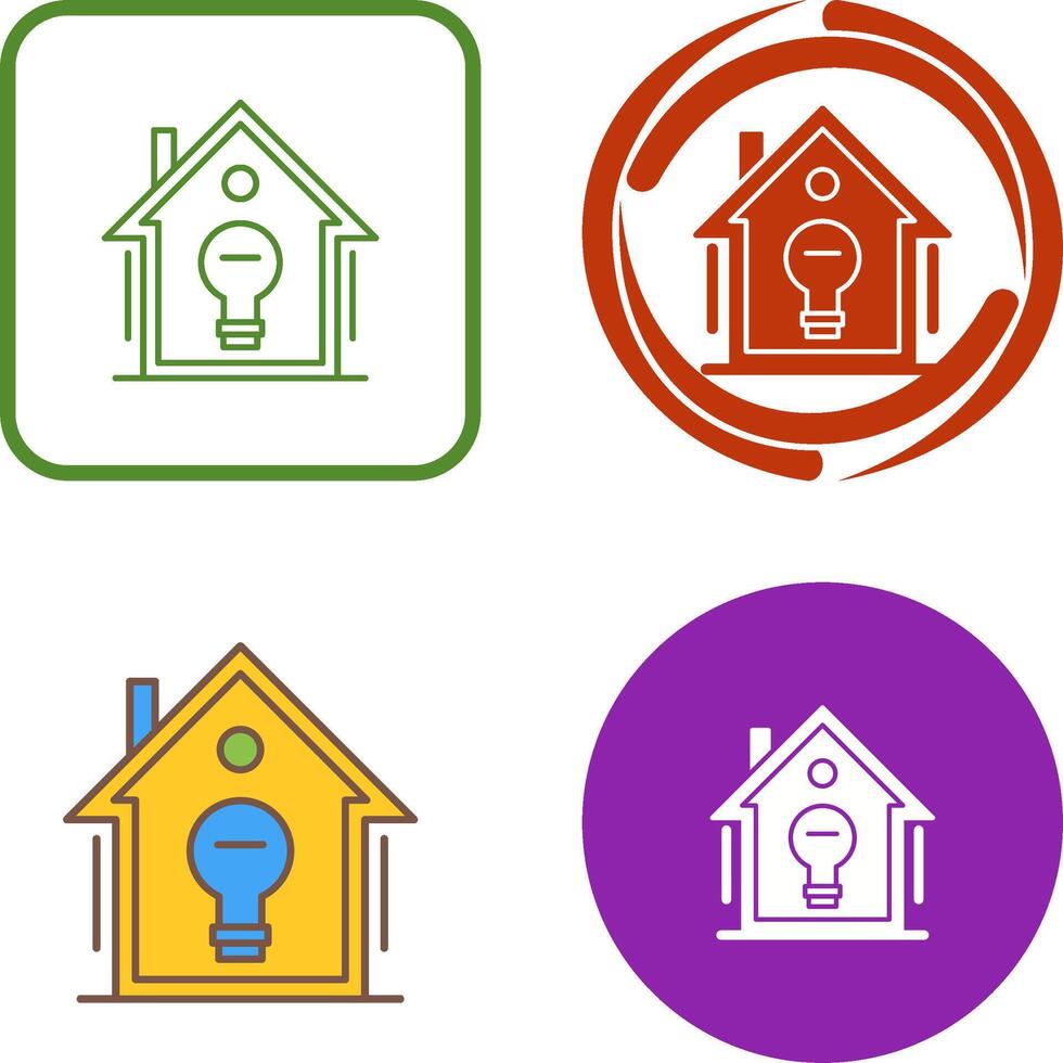 Home Automation Icon Design vector