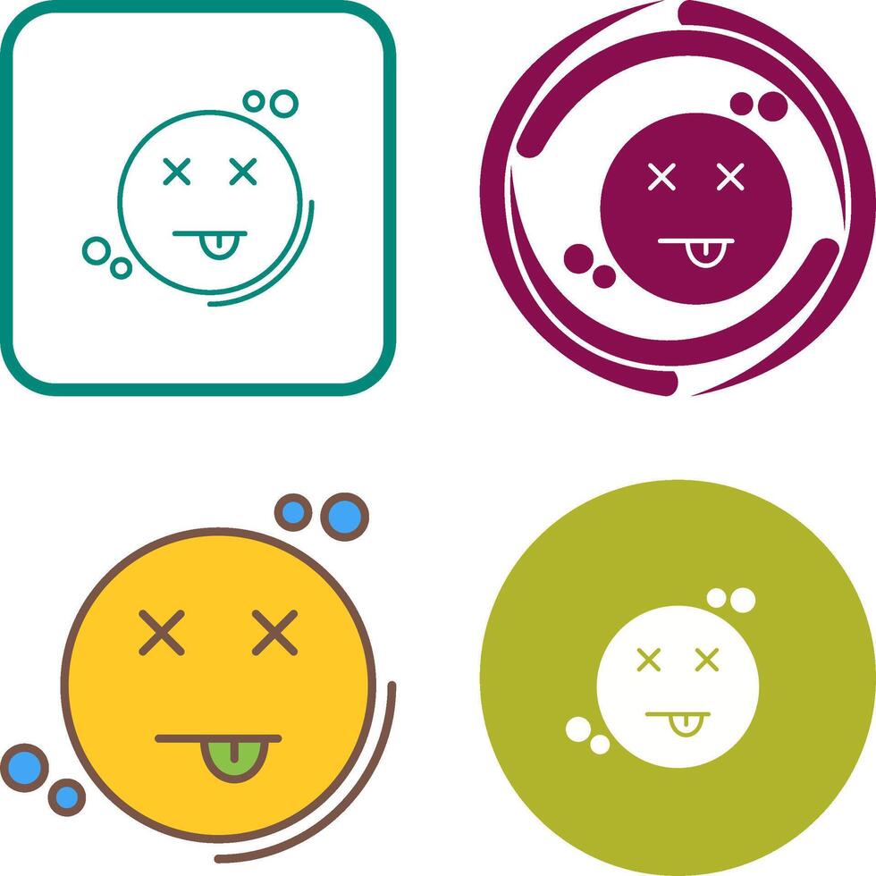 Dead Icon Design vector