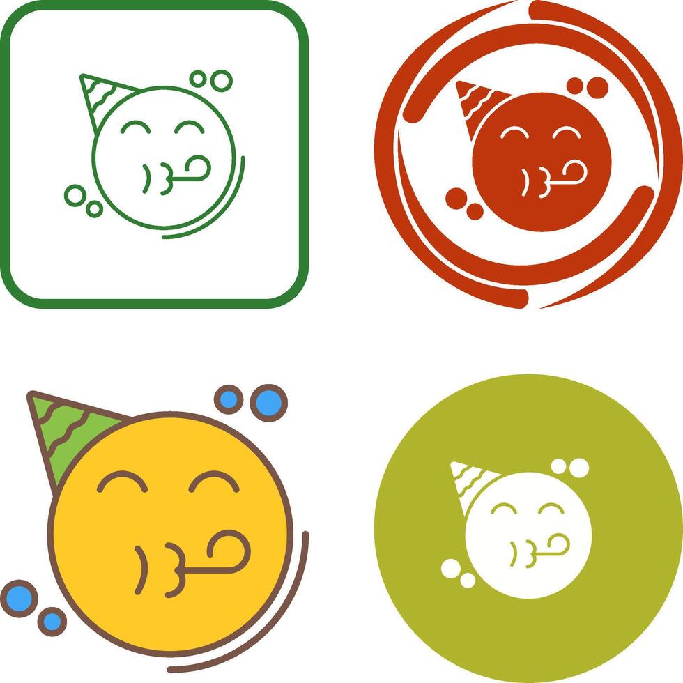 Party Icon Design vector