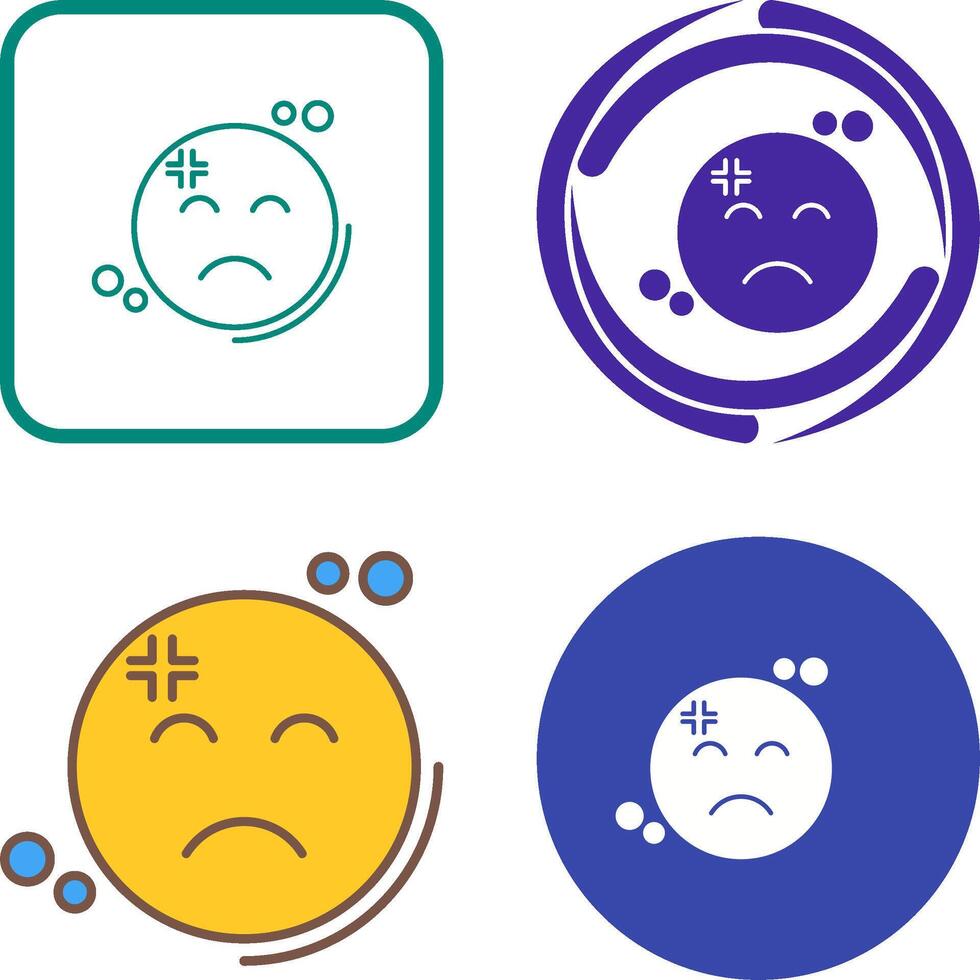 Dissapointment Icon Design vector
