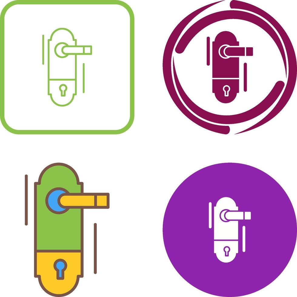 Doorknob Icon Design vector