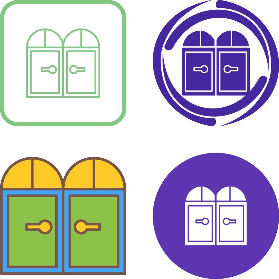 Door Icon Design vector