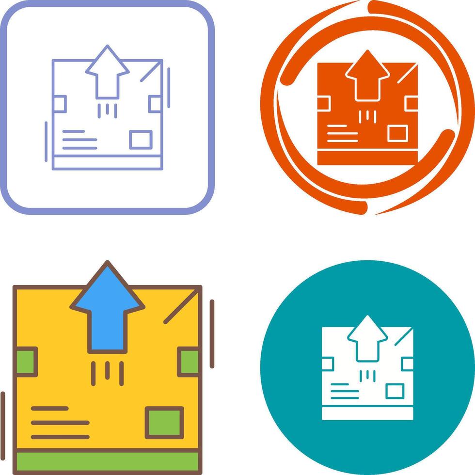 Delivery Box Icon Design vector