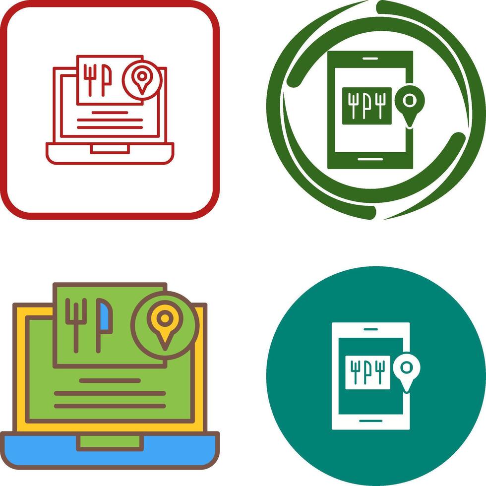 Food Delivery Icon Design vector