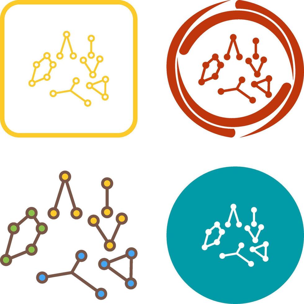 Constellation Icon Design vector