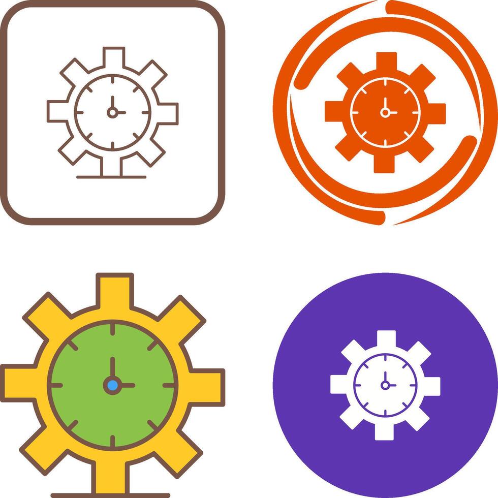 Time Management Icon Design vector
