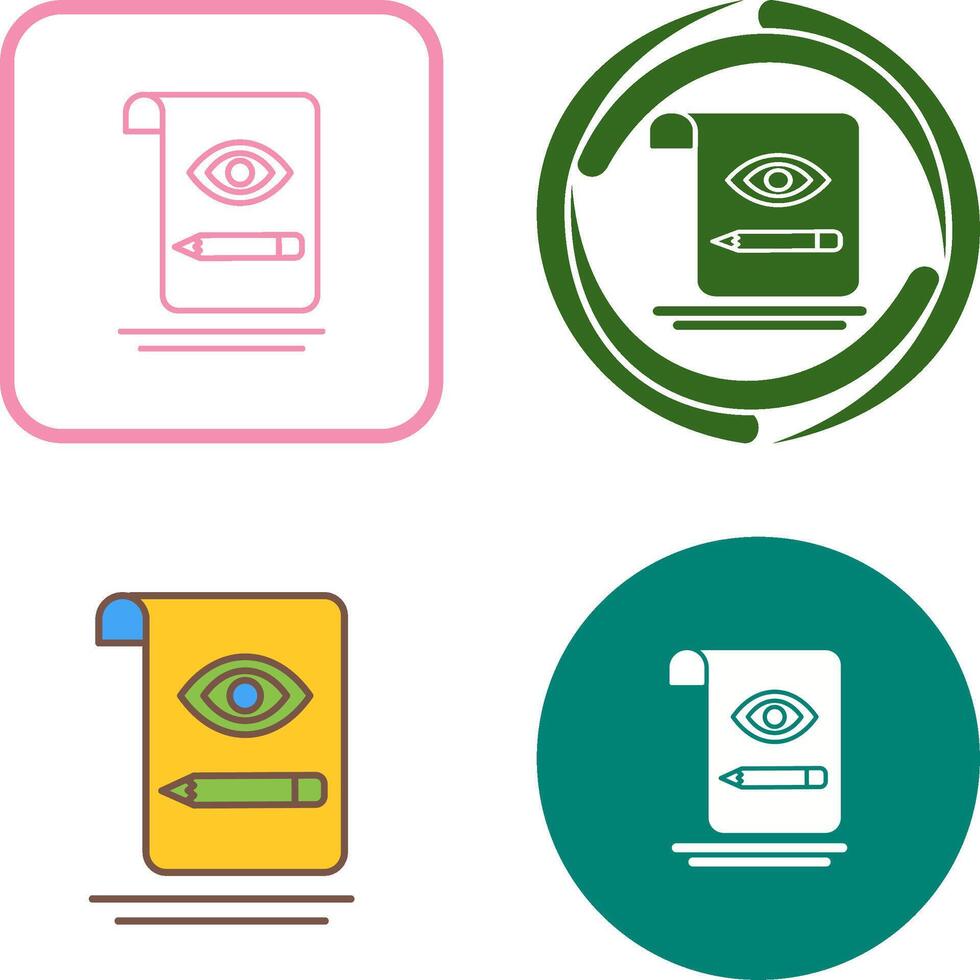 Sketch Icon Design vector