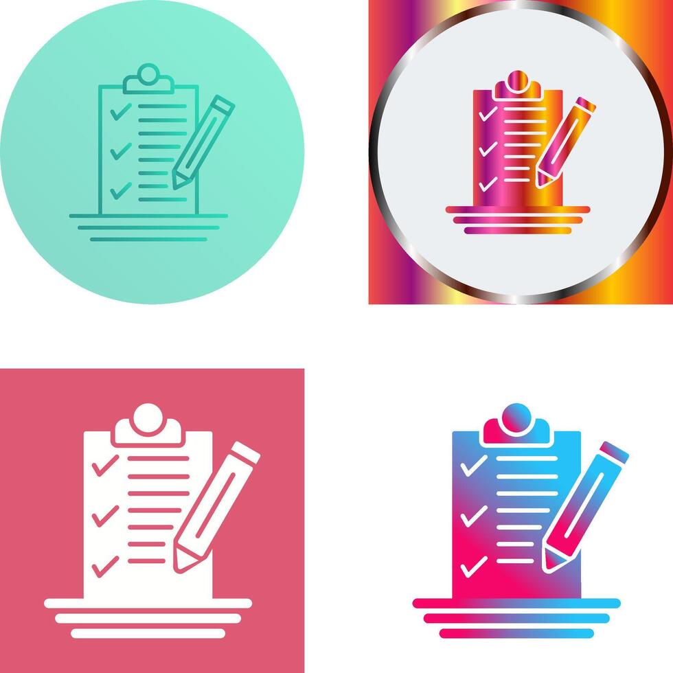 Check List Icon Design vector