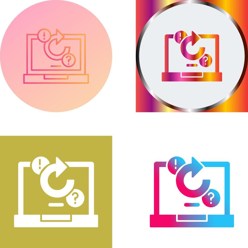 Problem solving Icon Design vector