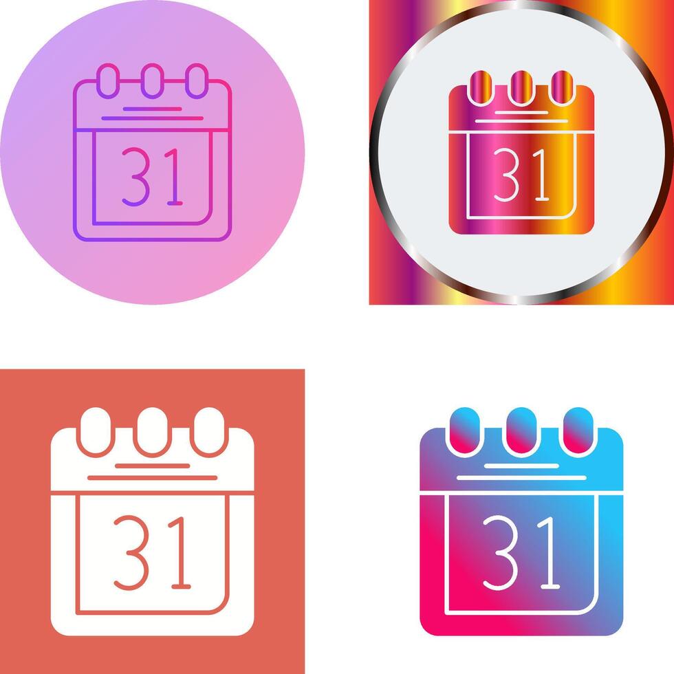 Calendar Icon Design vector