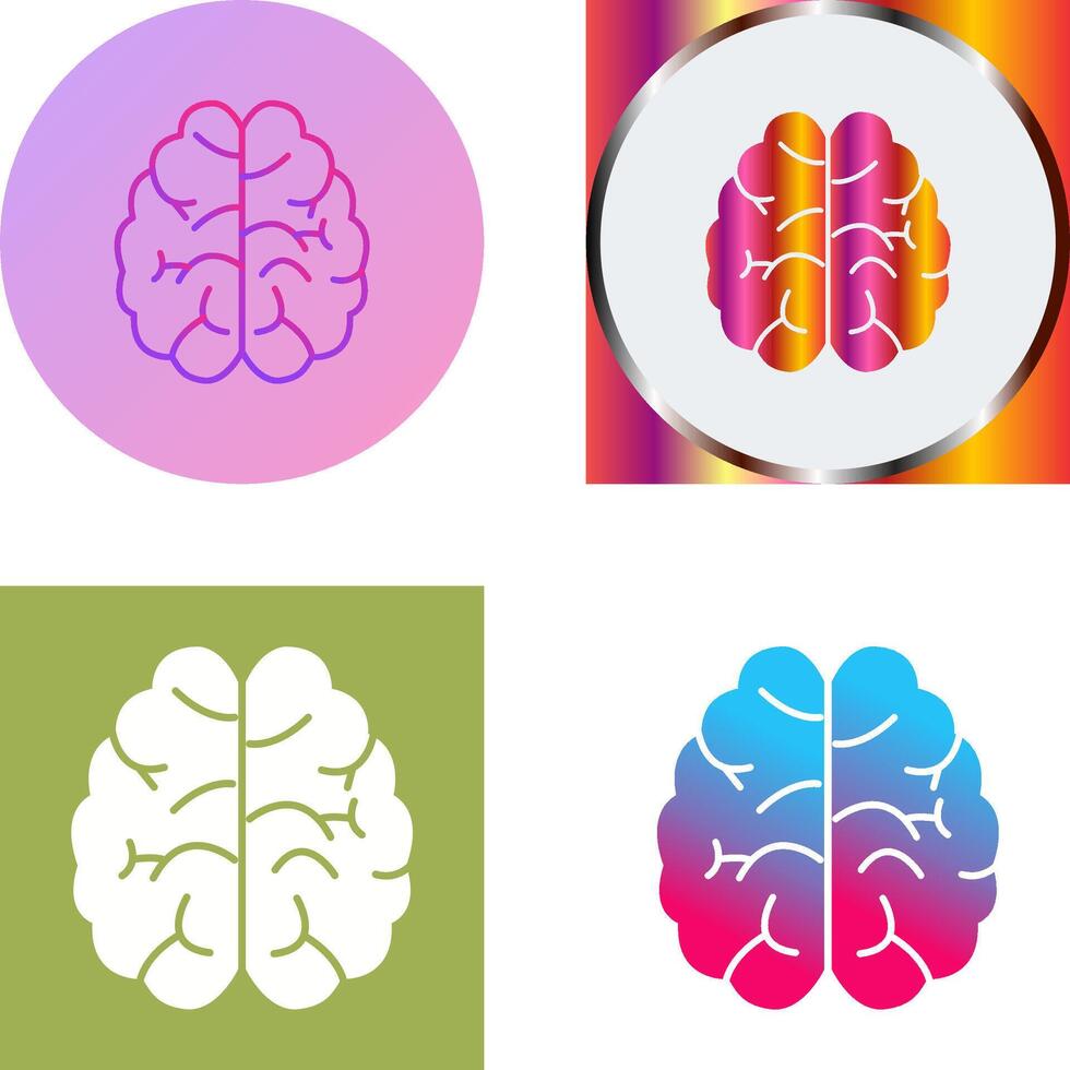 Brain Icon Design vector