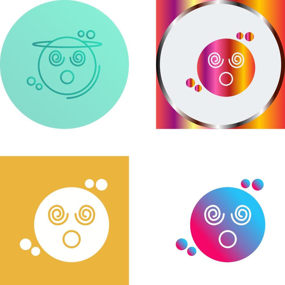 Dizzy Icon Design vector
