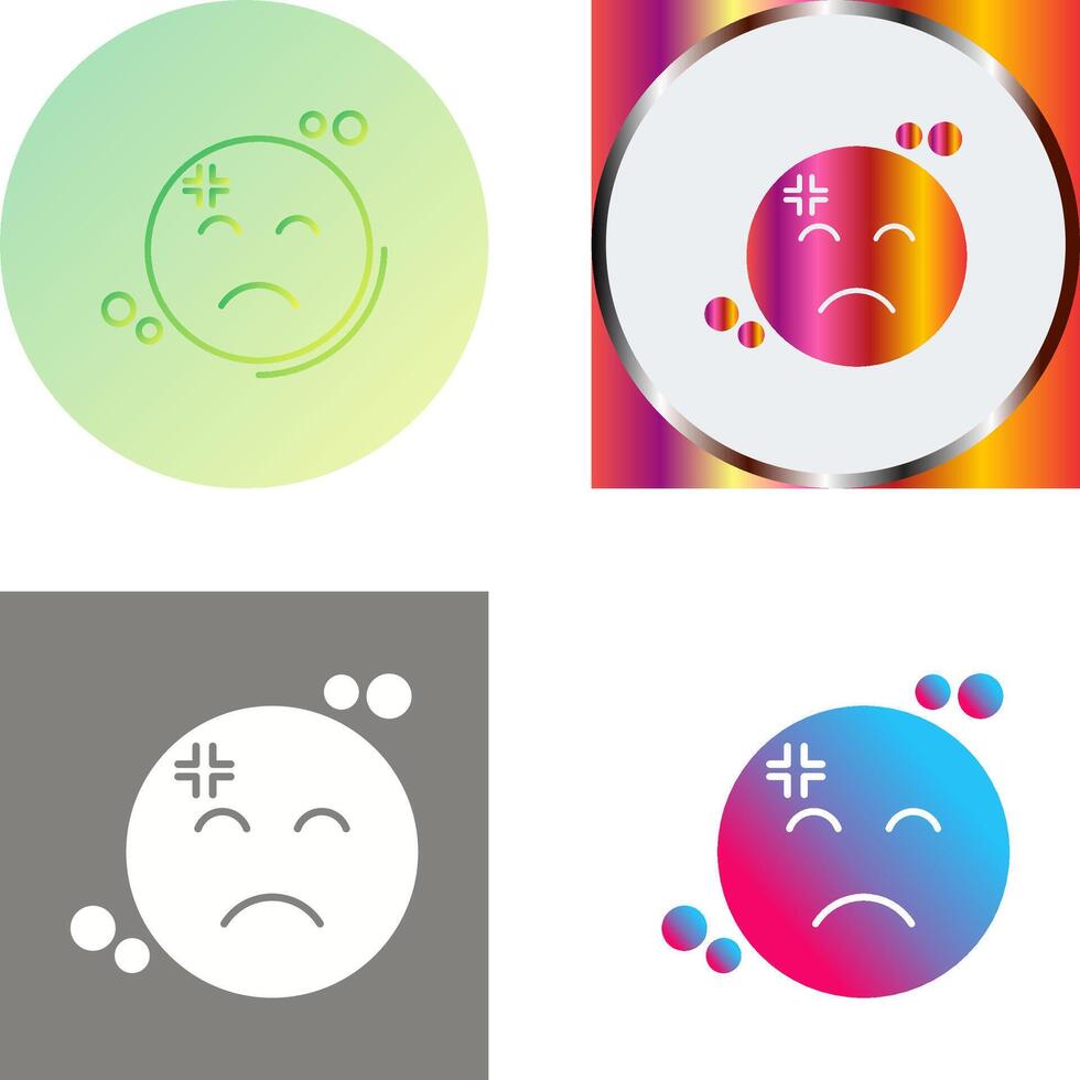 Dissapointment Icon Design vector