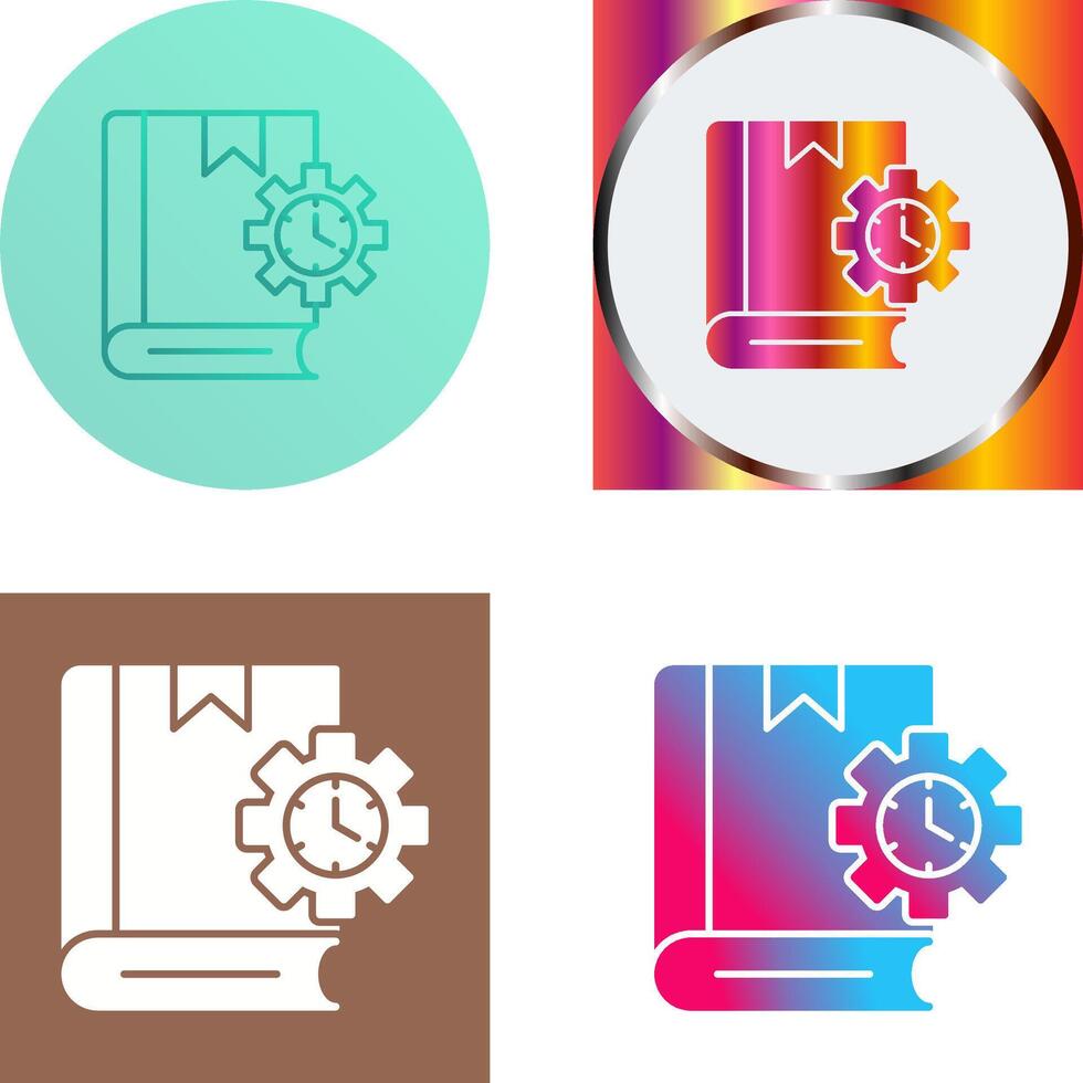 duración icono diseño vector