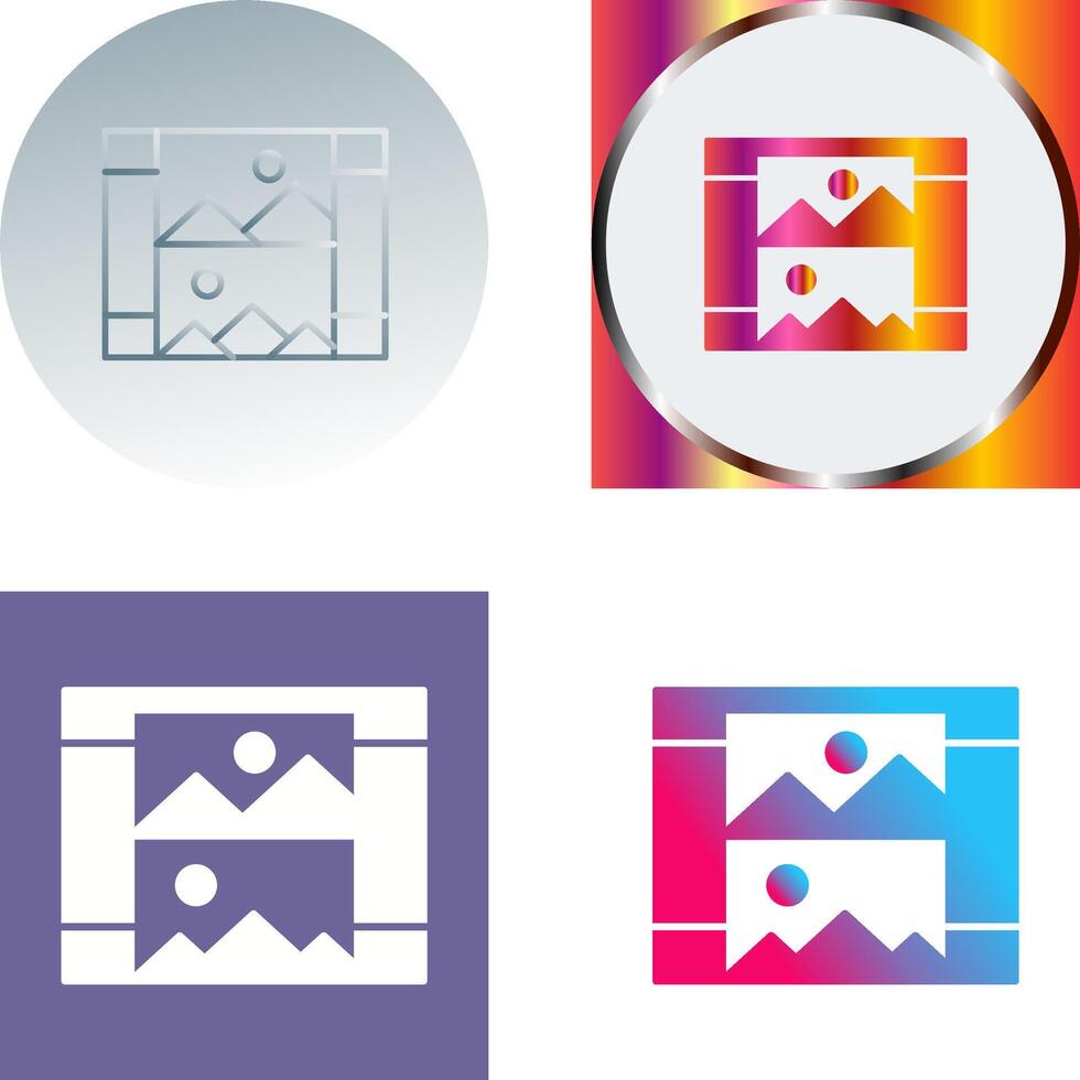 Gallery Icon Design vector