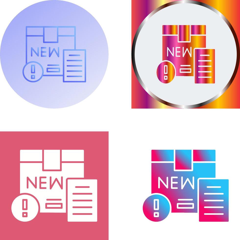 New Product Icon Design vector