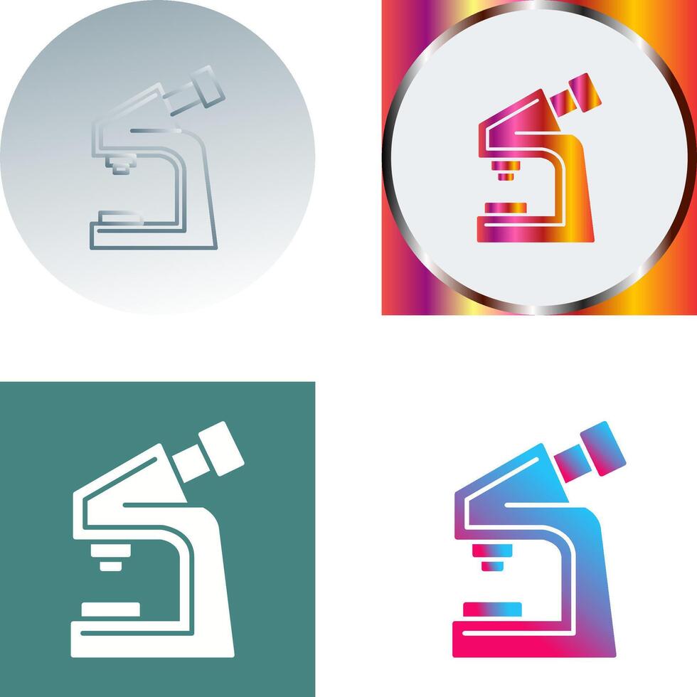 Microscope Icon Design vector