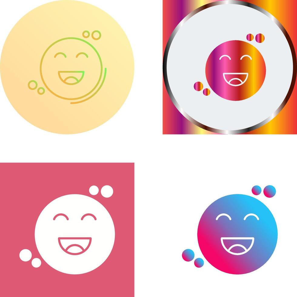 felicidad icono diseño vector