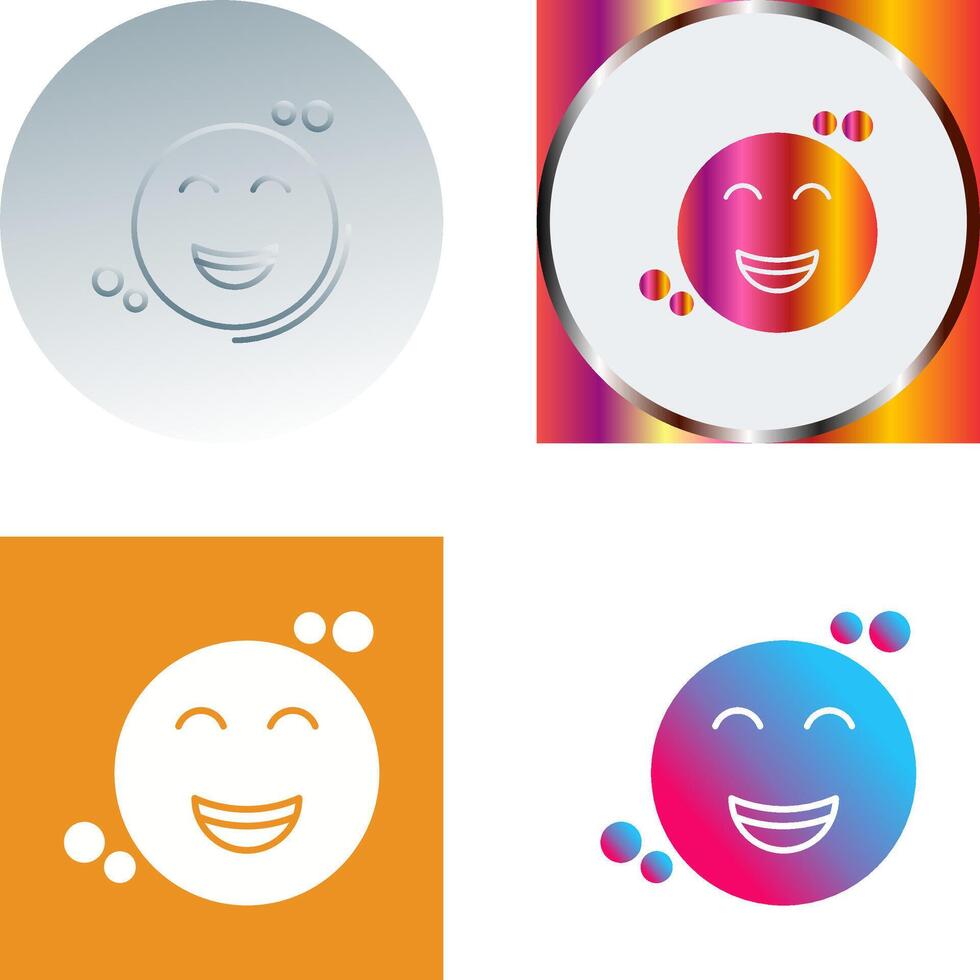 Happy Icon Design vector