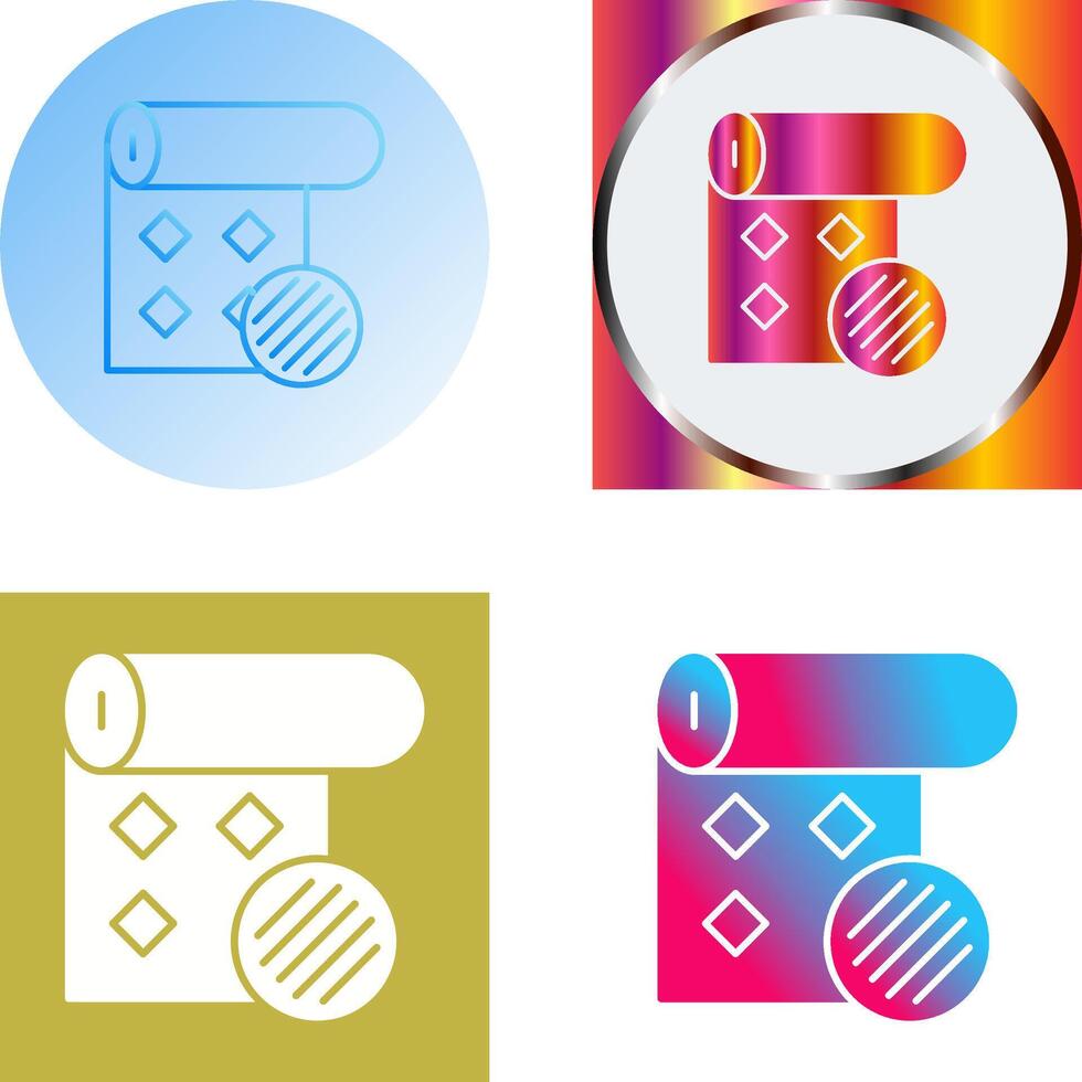Wallpaper Icon Design vector