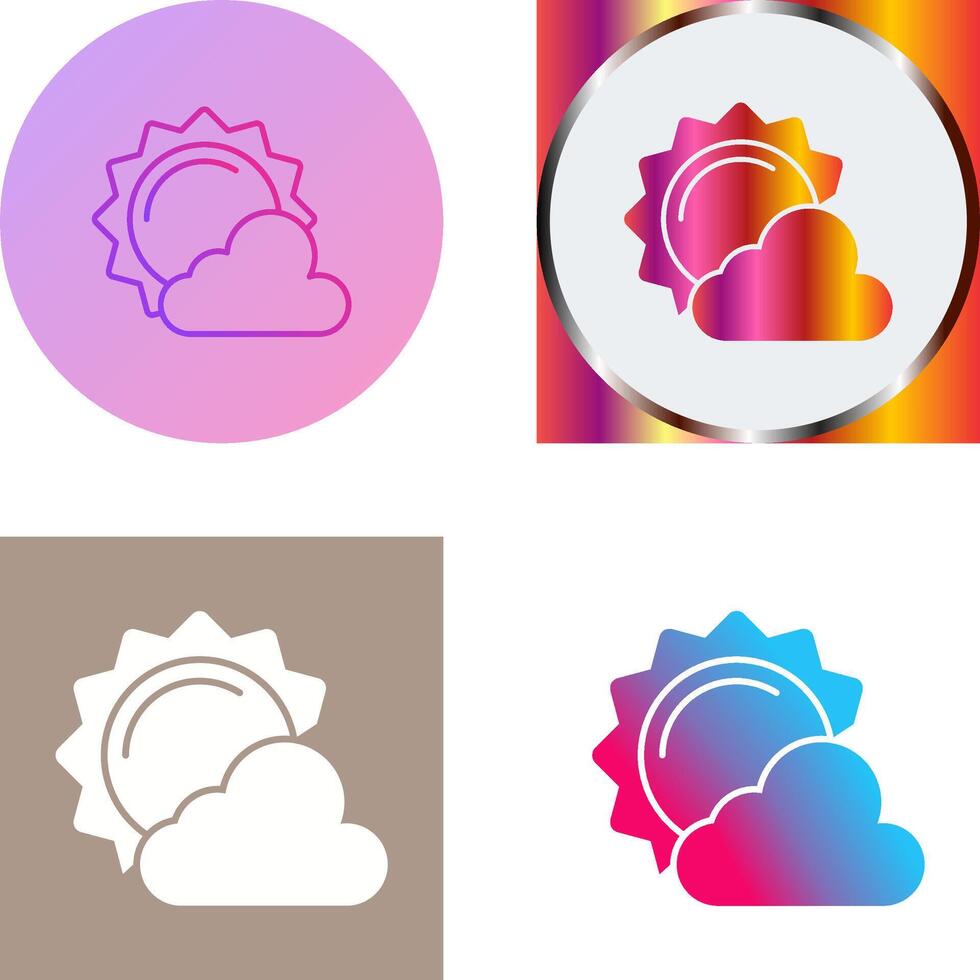 Sun Icon Design vector