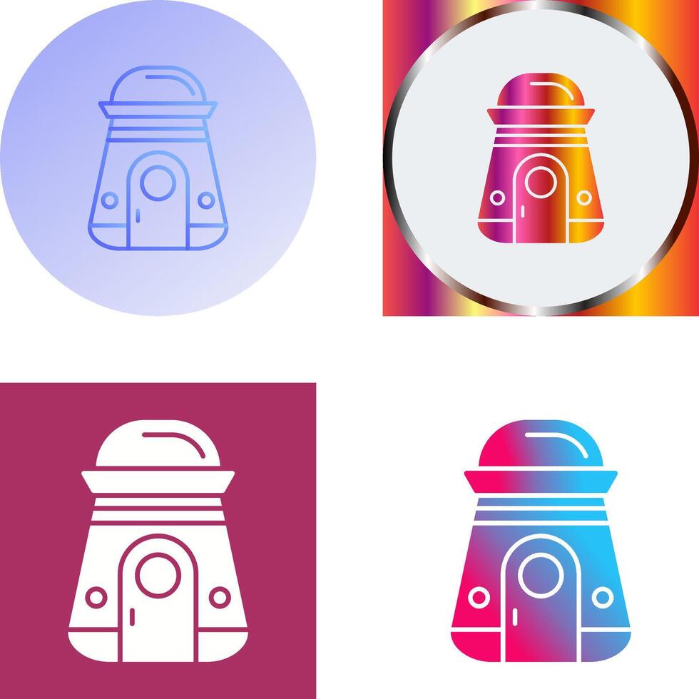 diseño de icono de cápsula espacial vector