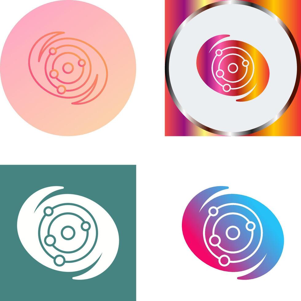 Galaxy Icon Design vector
