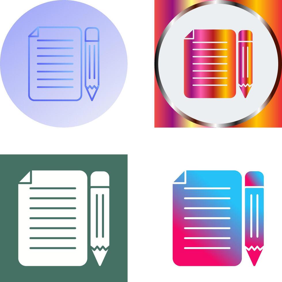 Page Icon Design vector