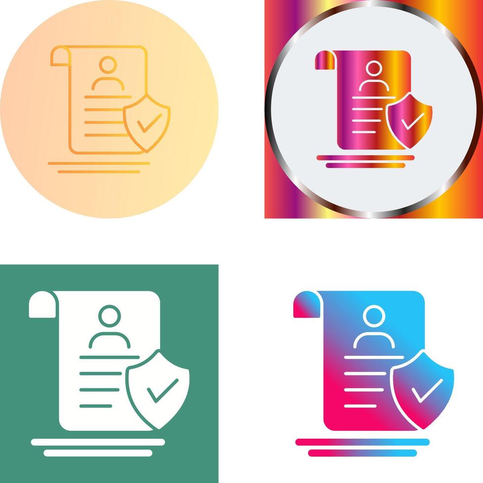 Verified Icon Design vector