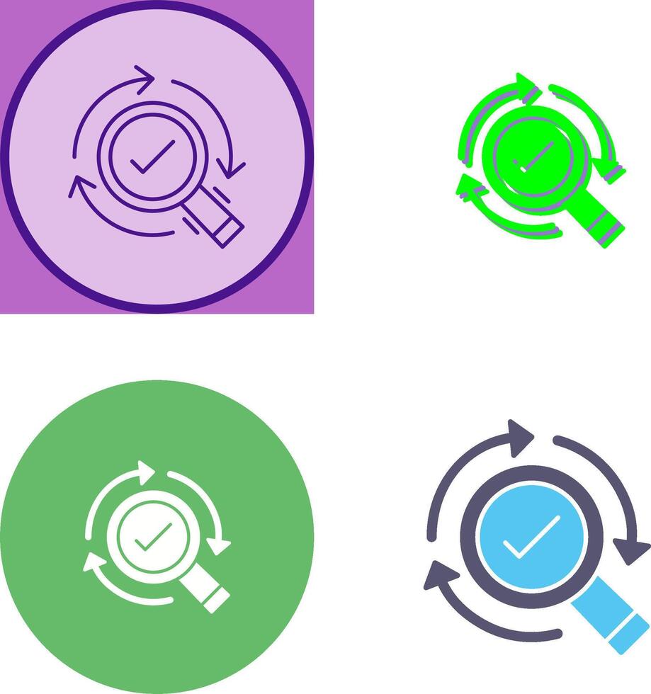 Research Icon Design vector